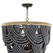Lorelei Wood Bead Chandelier