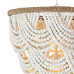 Lorelei Wood Bead Chandelier