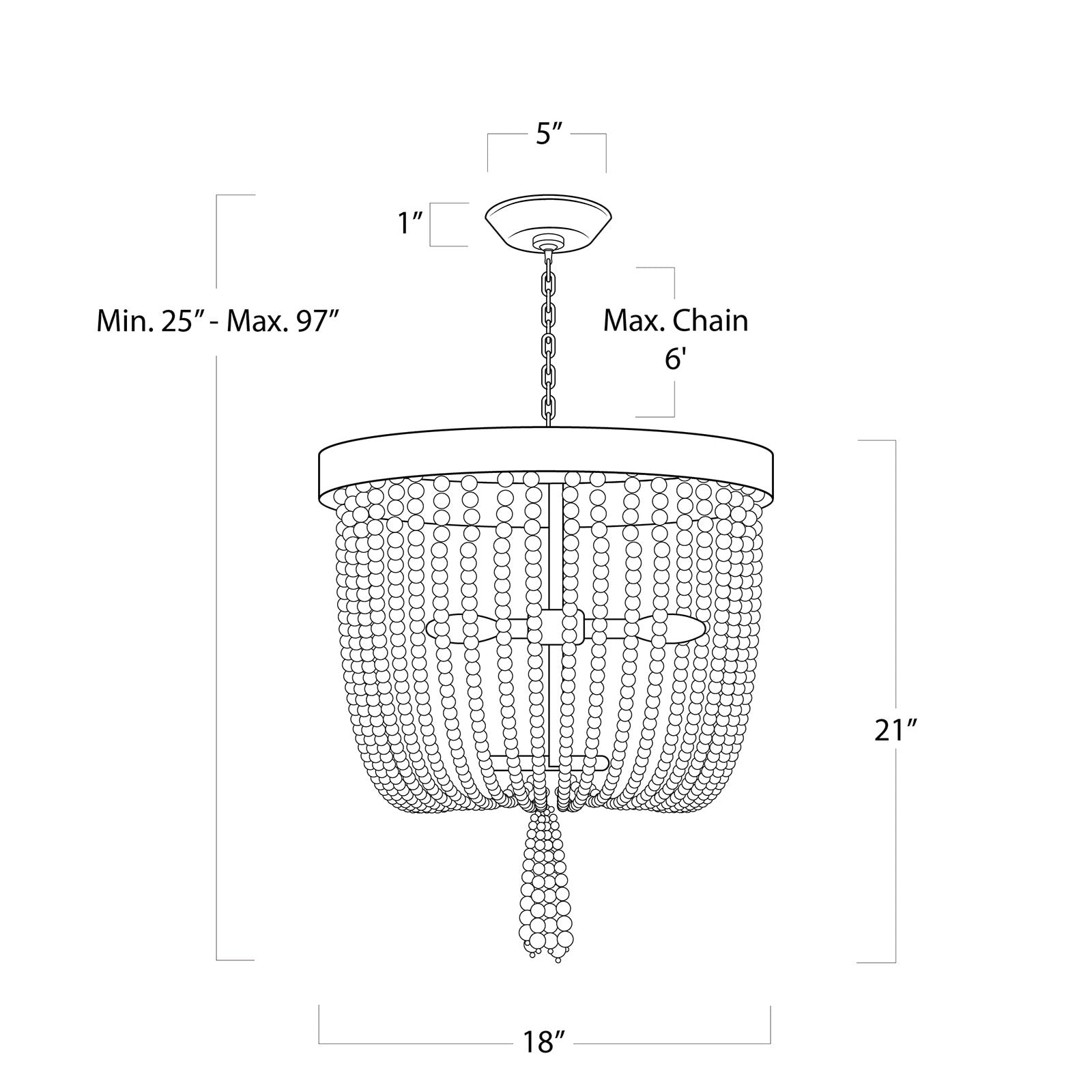 Regina Andrew Milos Chandelier