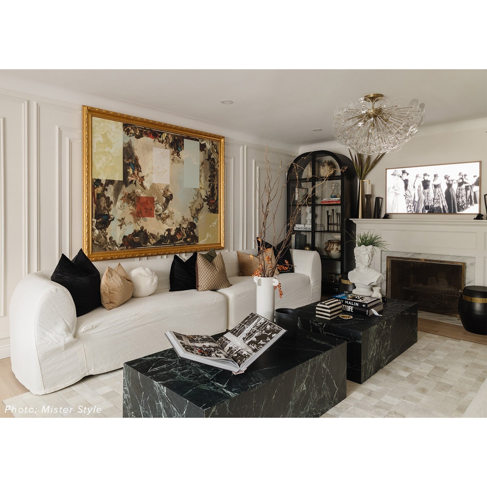 Regina Andrew Poppy Glass Semi Flush Mount