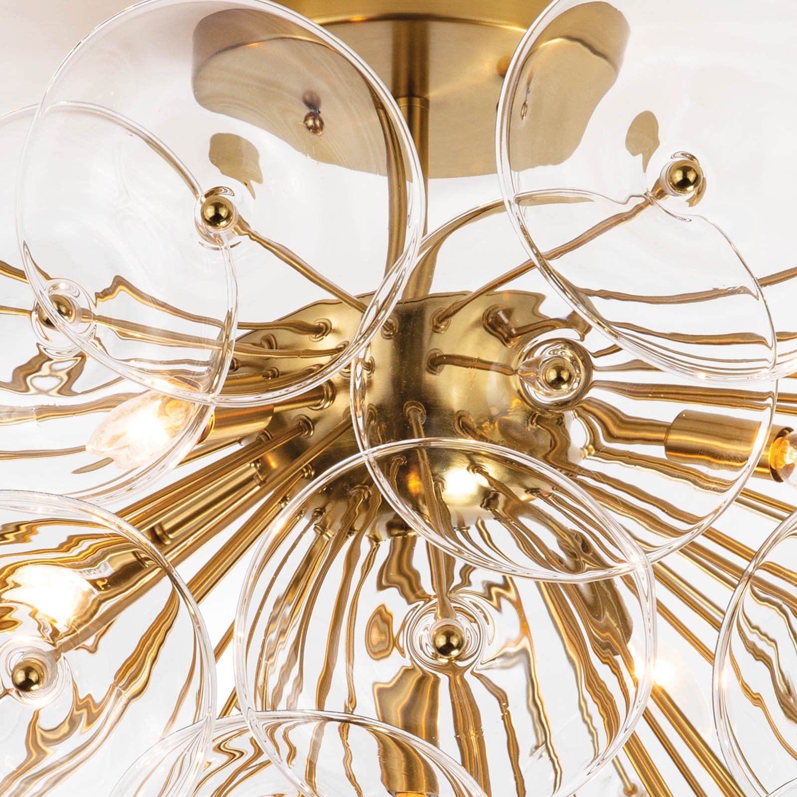 Regina Andrew Poppy Glass Semi Flush Mount