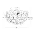 Regina Andrew Poppy Glass Semi Flush Mount