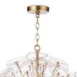 Poppy Glass Small Chandelier