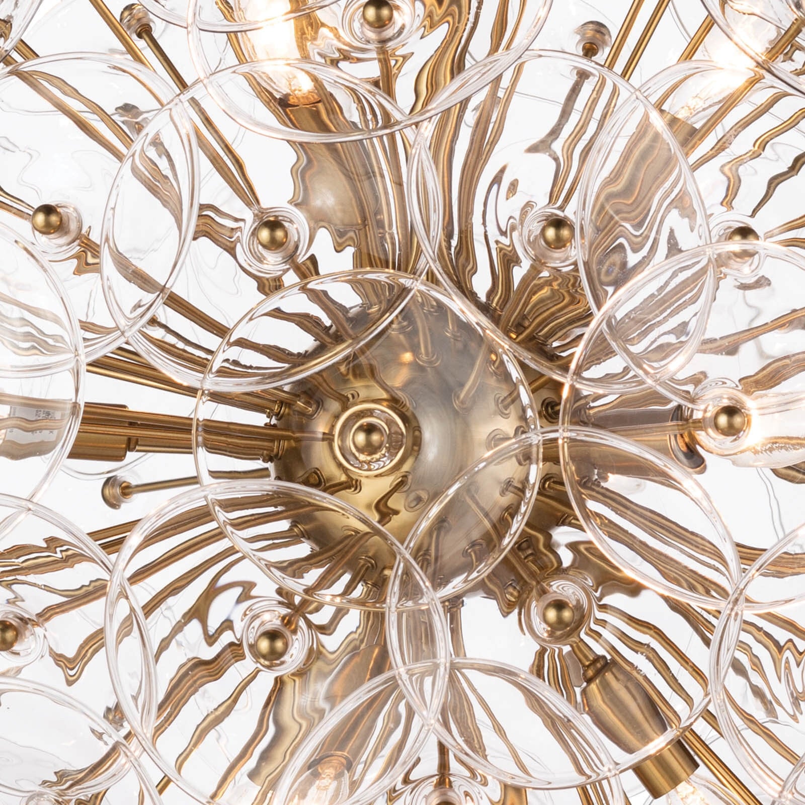 Poppy Glass Small Chandelier