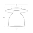 Regina Andrew Mixer Flush Mount