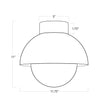 Regina Andrew  Montreux Flush Mount