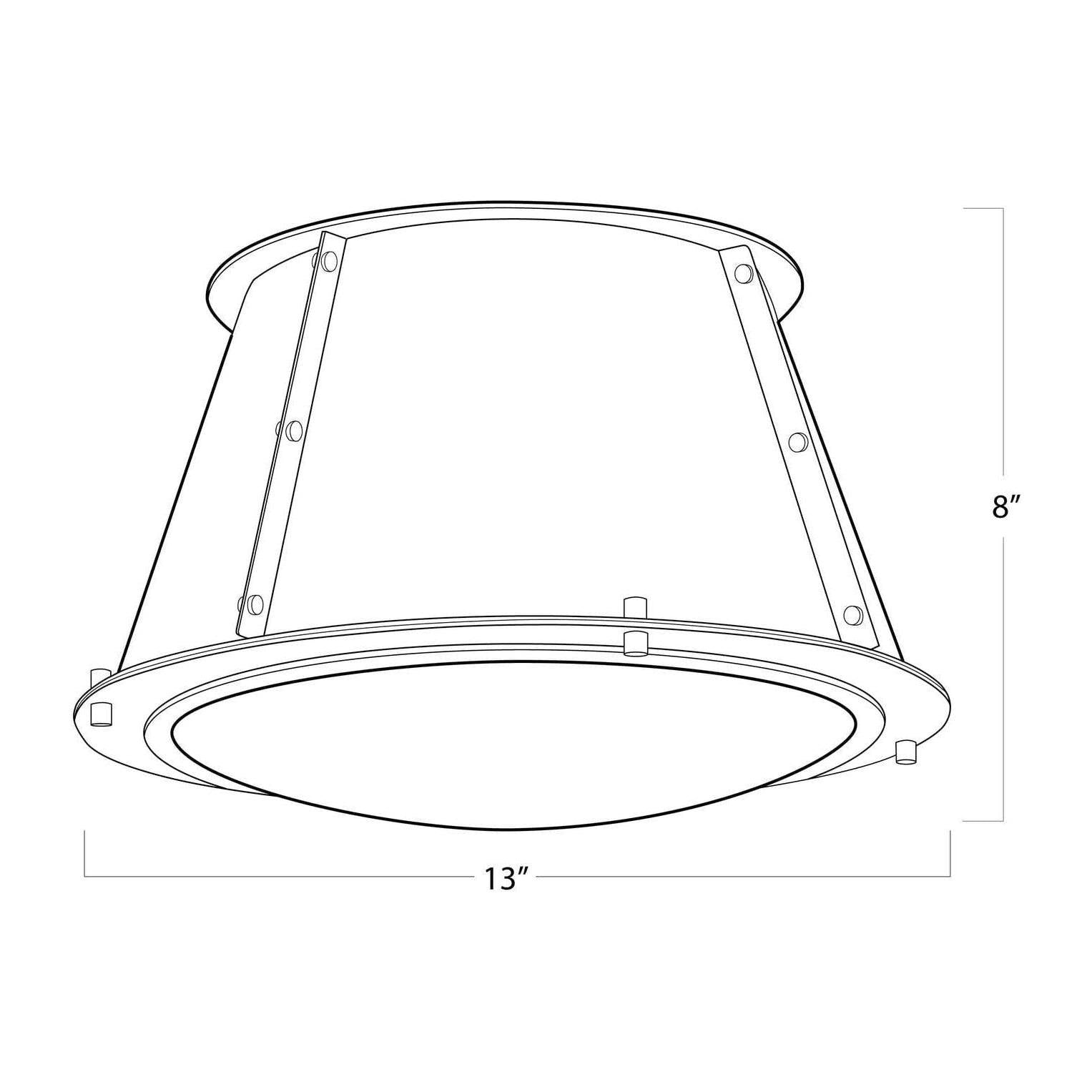 Regina Andrew  French Maid Flush Mount