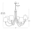 Regina Andrew  Treble Chandelier
