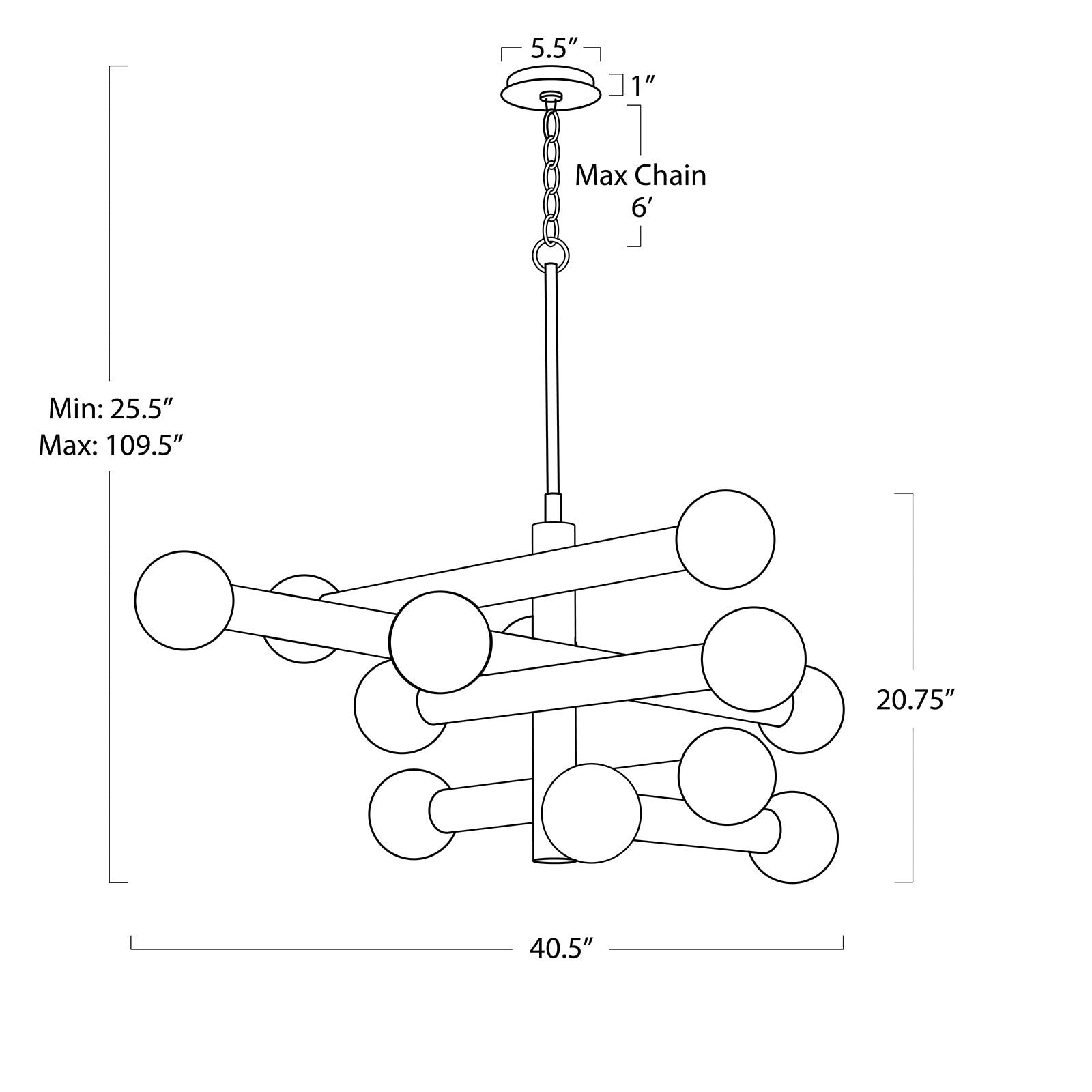 Regina Andrew Dion Chandelier