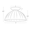 Regina Andrew  Dariel Glass Flush Mount