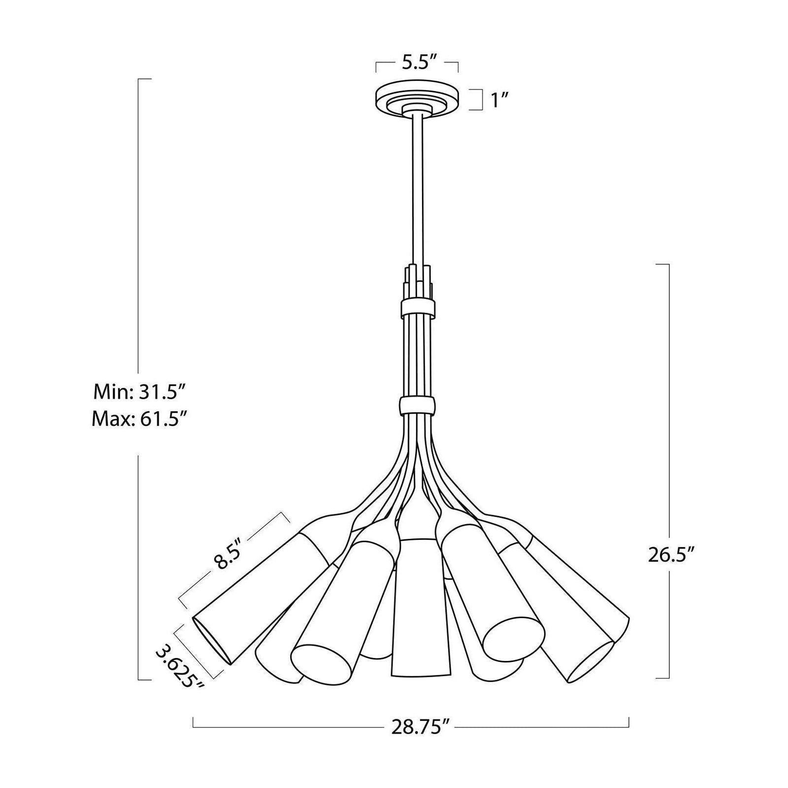 Regina Andrew Mousseaux Chandelier