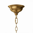 Regina Andrew Cupola Brass Metal Pendant