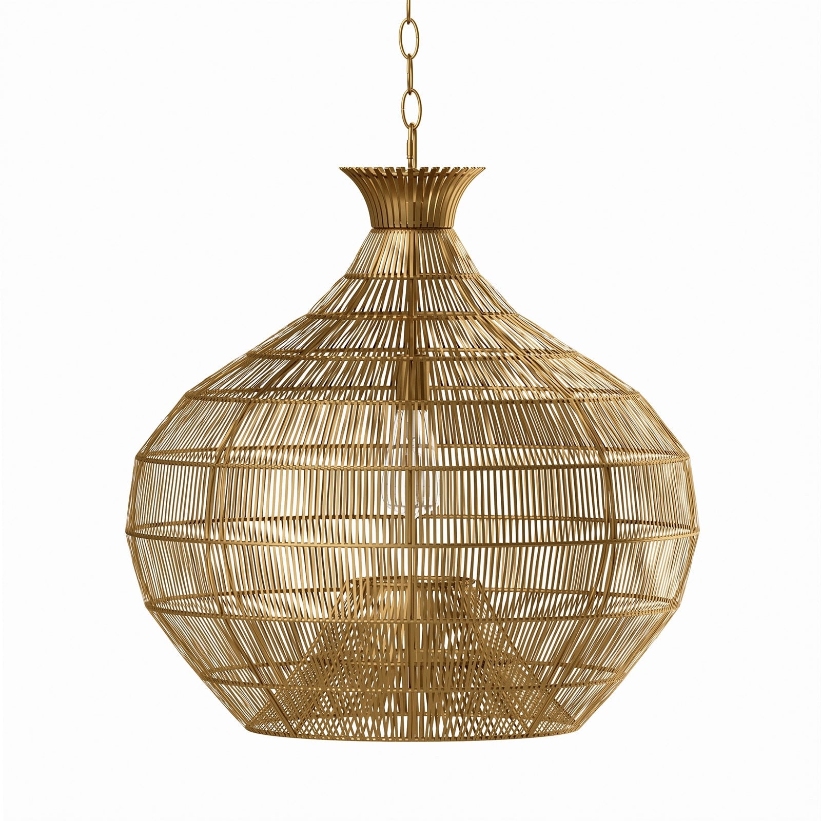 Regina Andrew Cupola Brass Metal Pendant