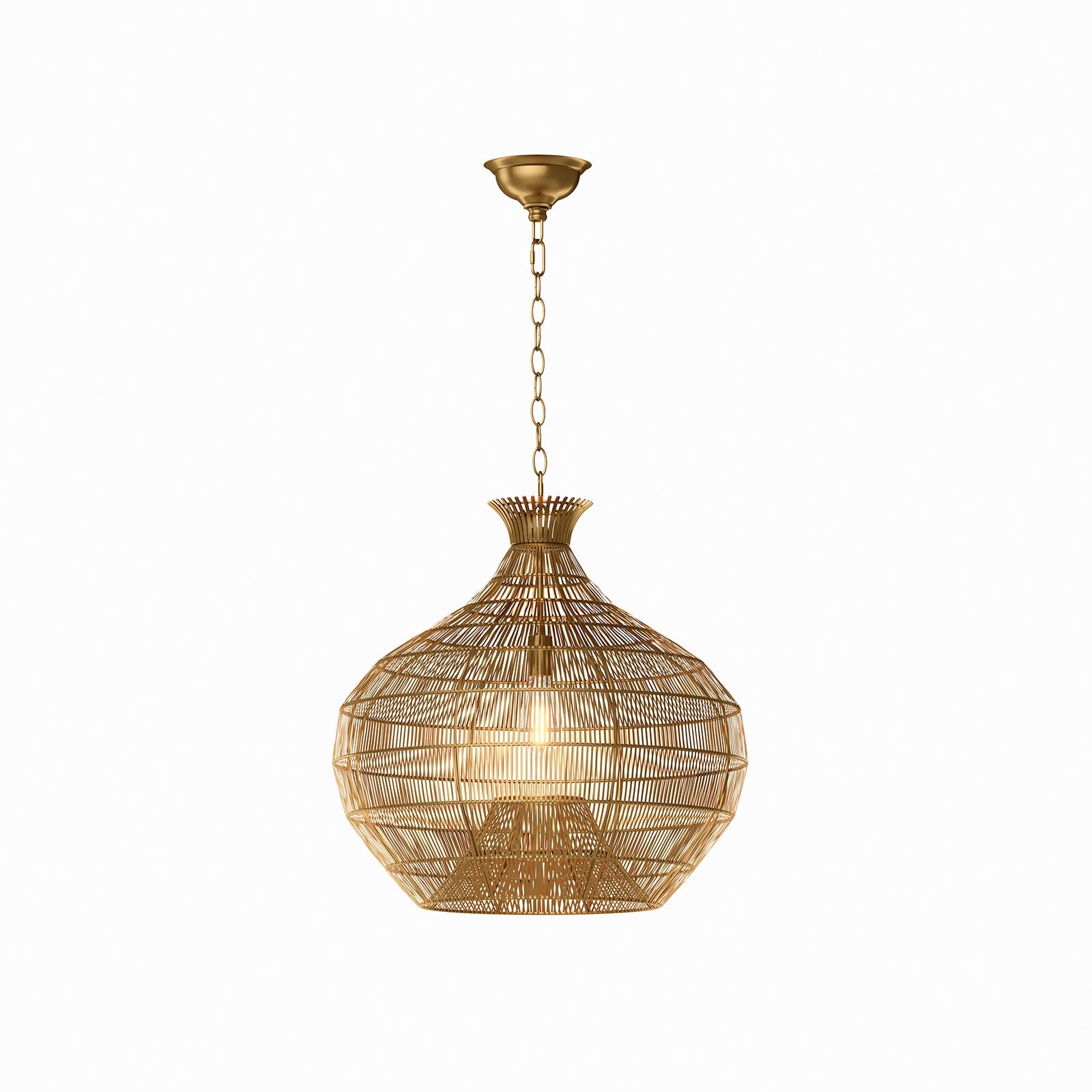 Regina Andrew Cupola Brass Metal Pendant