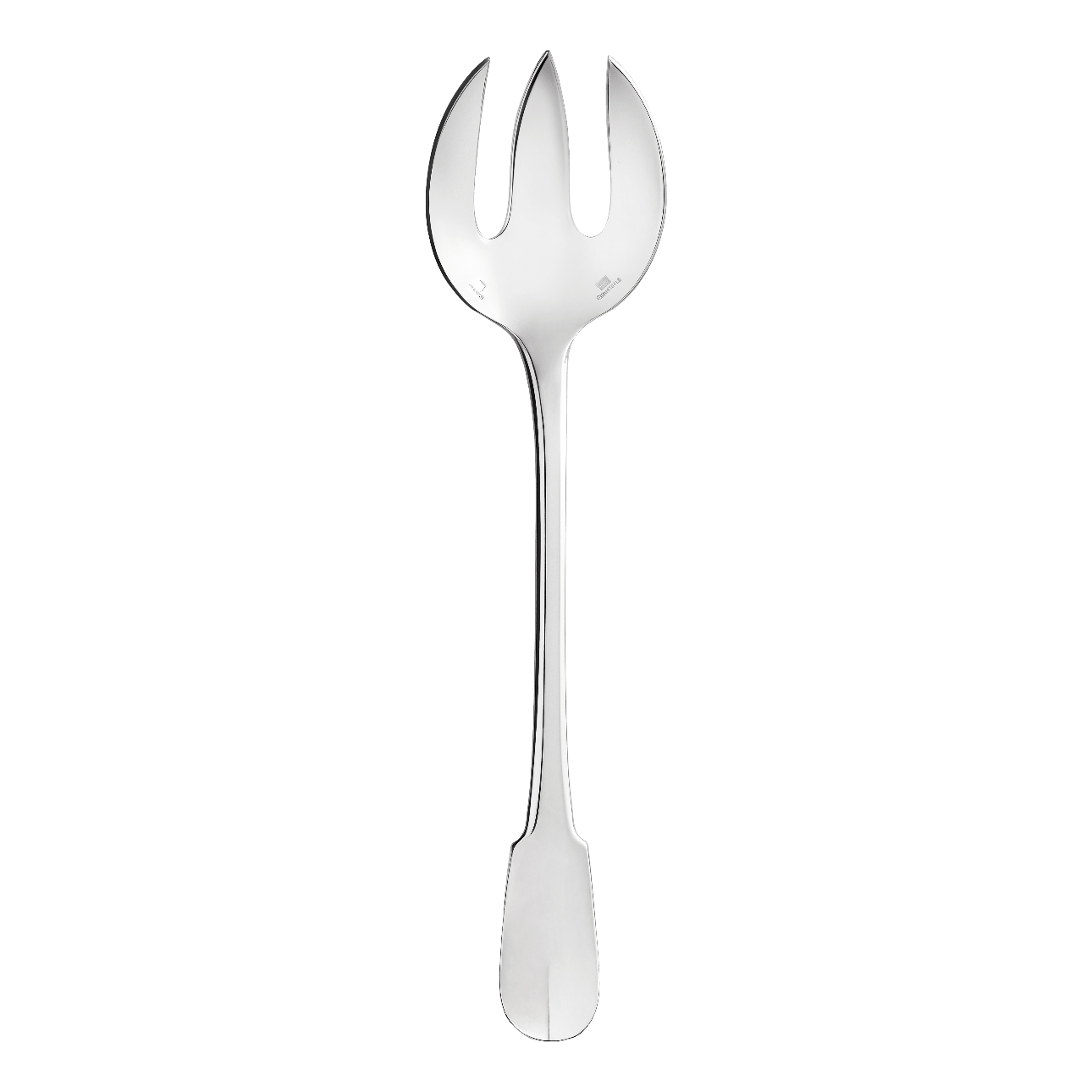 Christofle Cluny Silver Plated Salad Serving Fork