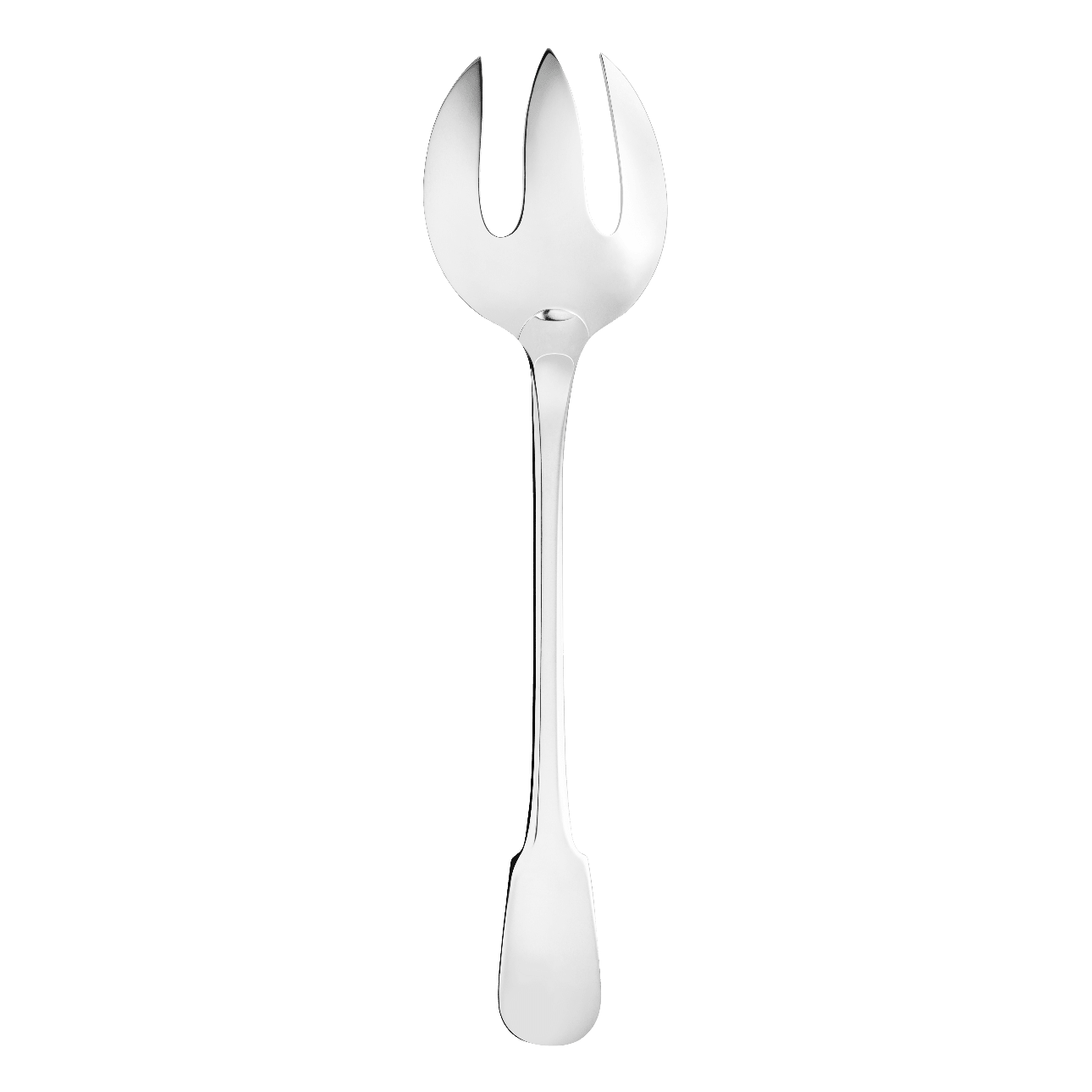 Christofle Cluny Silver Plated Salad Serving Fork