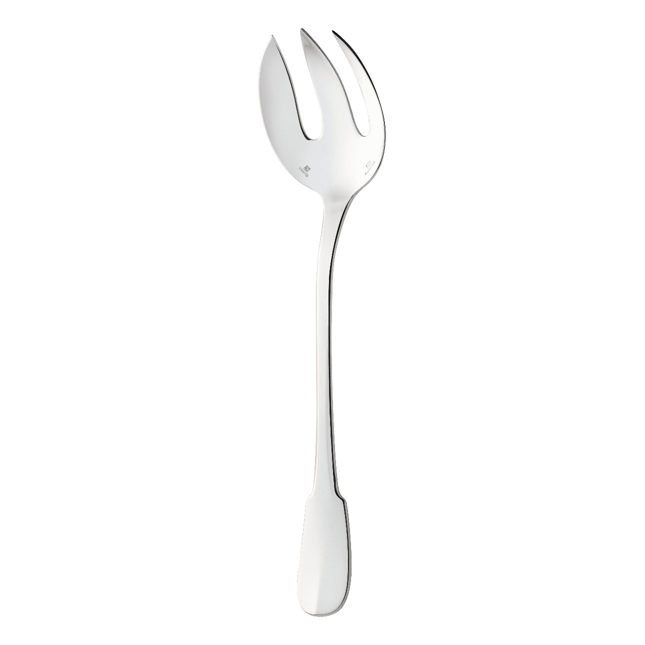 Christofle Cluny Silver Plated Salad Serving Fork