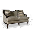 ART Furniture Intrigue Harper Mineral Loveseat