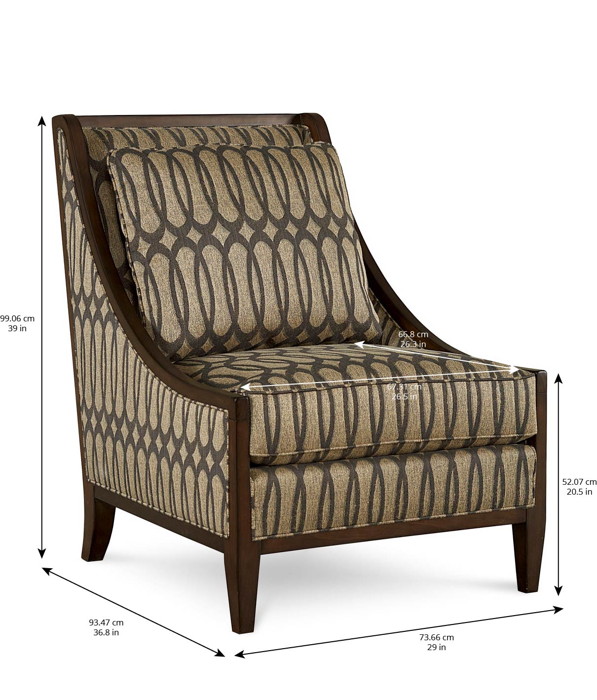 ART Furniture Intrigue Harper Mineral Accent Chair