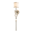 Corbett Bliss 1 Light Warm Silver Leaf Wall Sconce Wall Light
