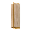 Hudson Valley Lighting Quebec 1 Light 8 inch Gold Leaf Wall Sconce Wall Light