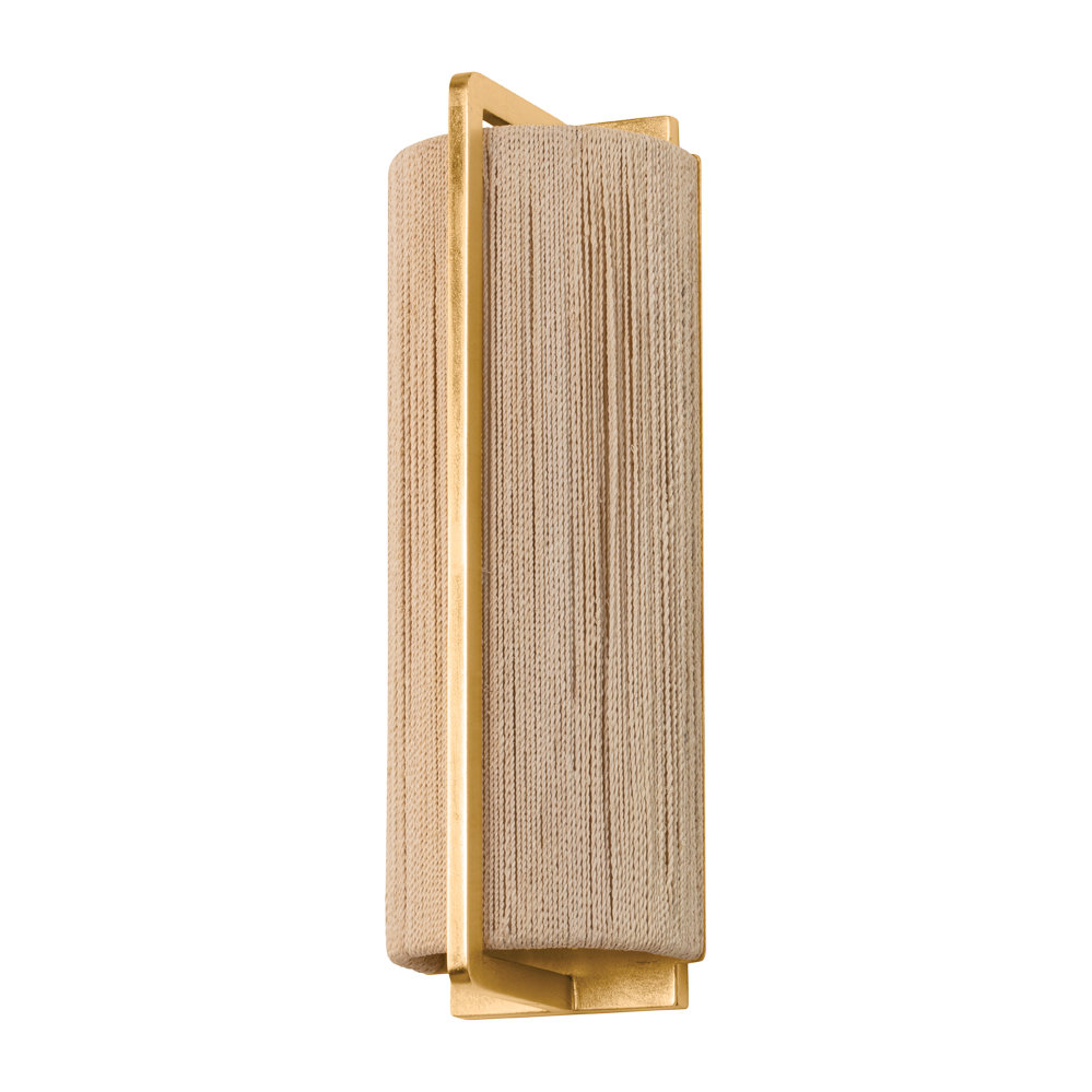Hudson Valley Lighting Quebec 1 Light 8 inch Gold Leaf Wall Sconce Wall Light