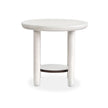 Salt Life Home Sunset Cove Moonlight Pearl Round End Table