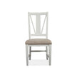 Magnussen Home Heron Cove Chalk White And Dovetail Grey Side Chair Set of 2