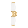 Hudson Valley Lighting Brooke 2 Light 4.5 inch Aged Brass Wall Sconce Wall Light