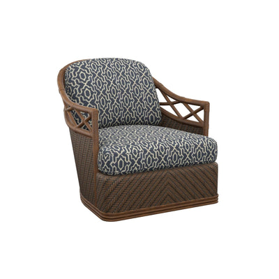 Tommy Bahama Home Featured Upholstery Diamond Cove Swivel Chair