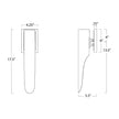 Regina Andrew Redford Outdoor Sconce Downlight