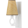 Hudson Valley Lighting Pendelton 1 Light 6 inch White Plaster Wall Sconce Wall Light