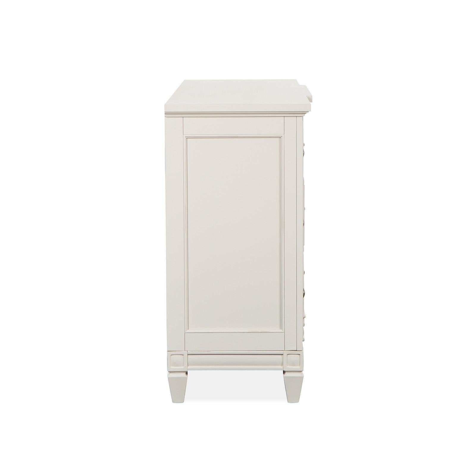 Magnussen Home Willowbrook Egg Shell White Drawer Dresser
