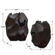 Uttermost Ember Root Teak Sculpture - Set of 2