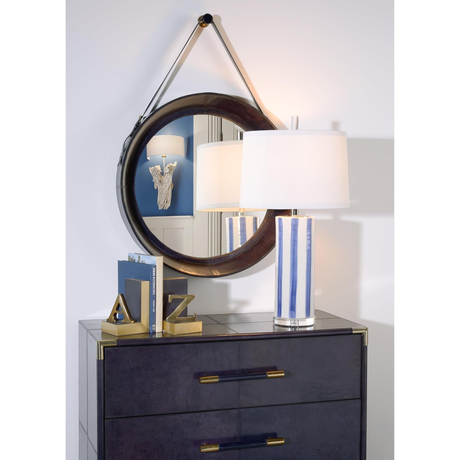 Wildwood Sailor Stripe Blue Table Lamp