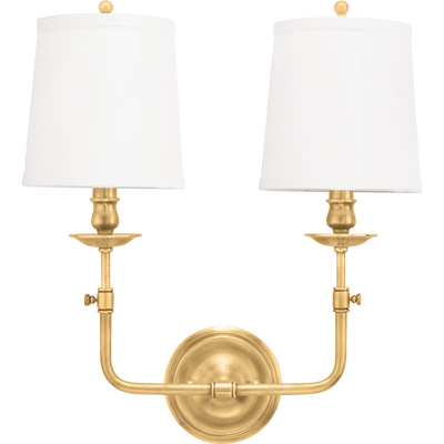 Hudson Valley Lighting Logan 2 Light 16 inch Wall Sconce Wall Light
