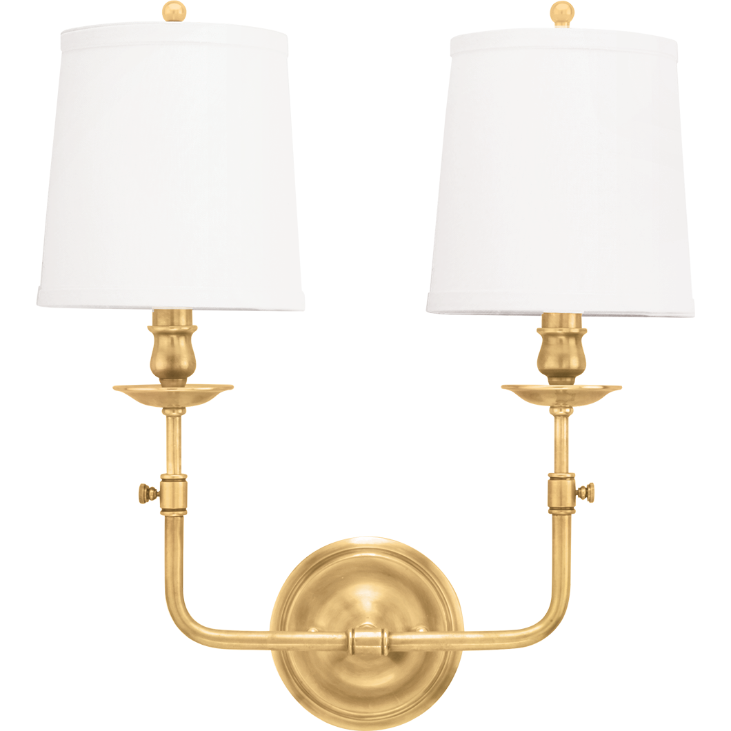 Hudson Valley Lighting Logan 2 Light 16 inch Wall Sconce Wall Light