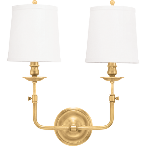 Hudson Valley Lighting Logan 2 Light 16 inch Wall Sconce Wall Light