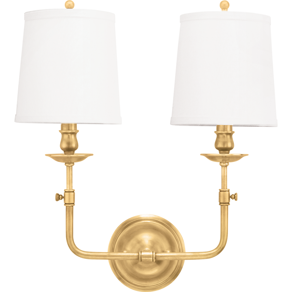 Hudson Valley Lighting Logan 2 Light 16 inch Wall Sconce Wall Light