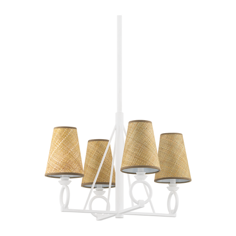 Hudson Valley Lighting Pendelton 4 Light 24 inch Chandelier Ceiling Light Clearance
