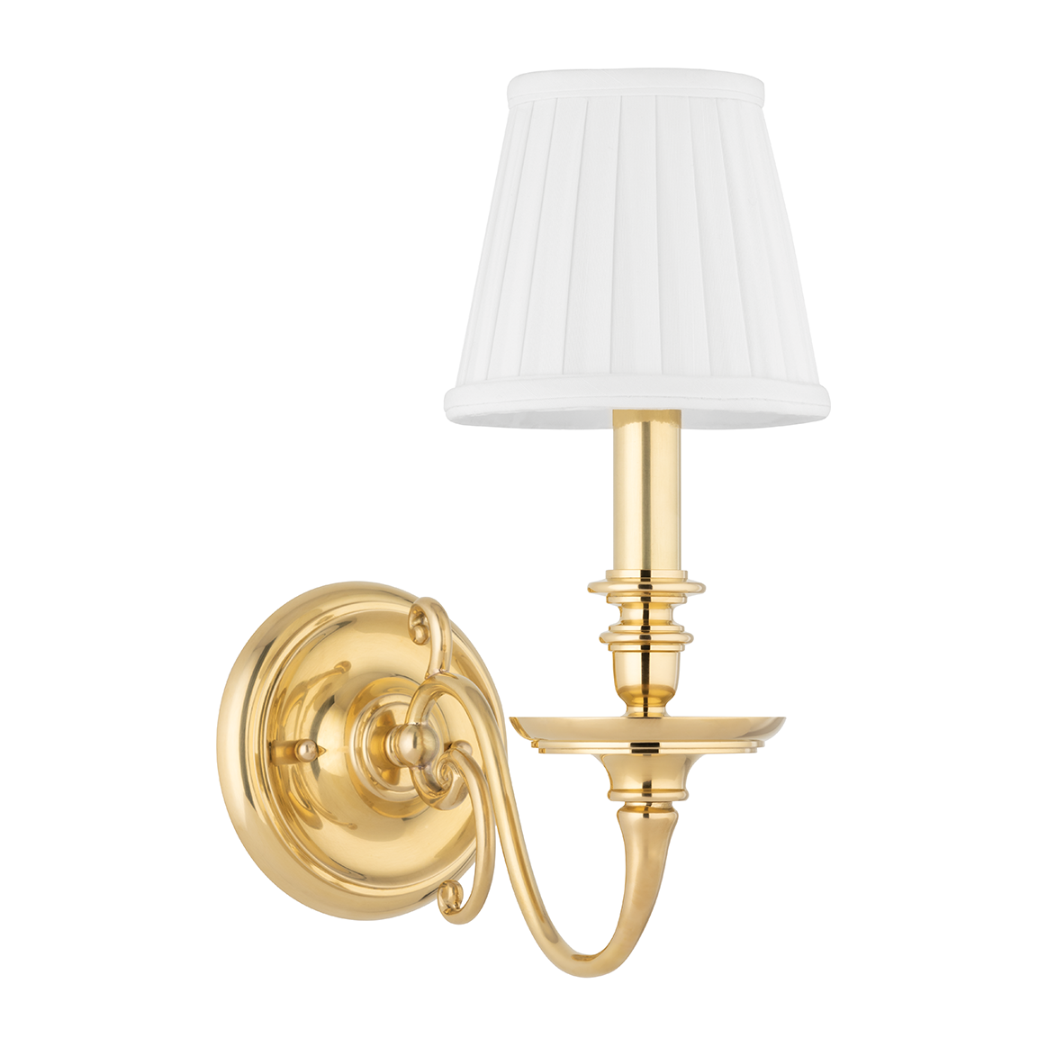 Hudson Valley Lighting Charleston 1 Light 5.5 inch Aged Brass Wall Sconce Wall Light