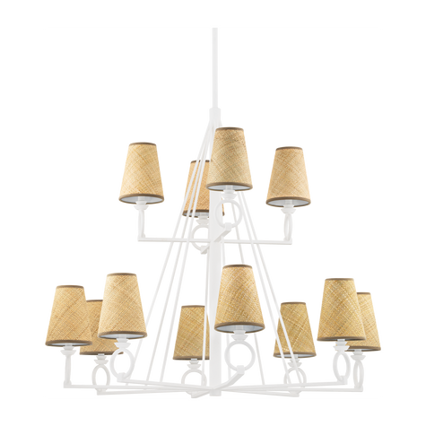 Hudson Valley Lighting Pendelton 12 Light 44 inch Chandelier Ceiling Light Clearance