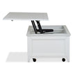 Magnussen Home Heron Cove Chalk White Lift Top Storage Cocktail Table With Casters