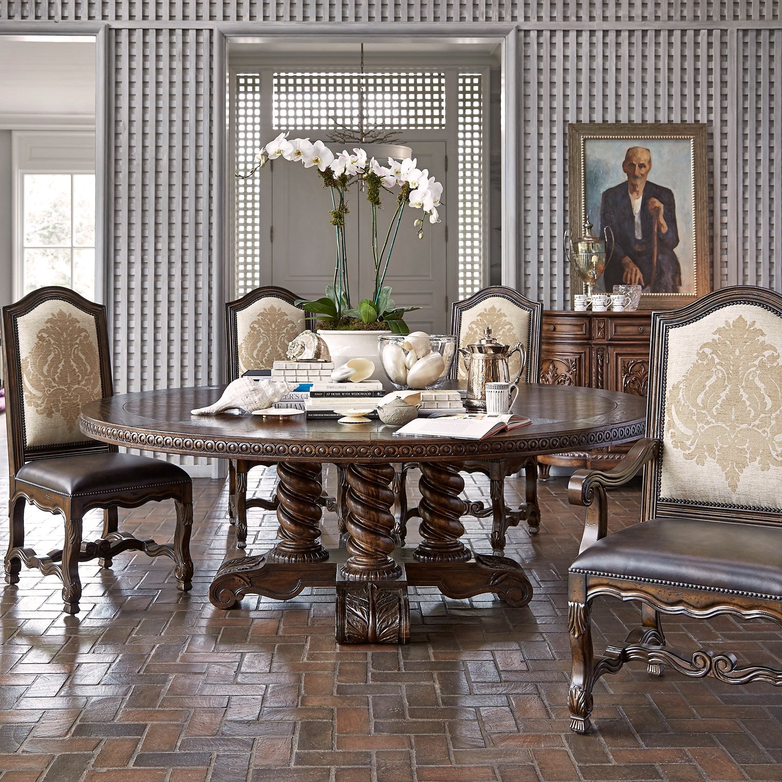 Ambella Castilian Round Dining Table