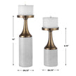 Uttermost Castiel Marble Candleholders - Set of 2