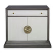 Ambella Soleil Nightstand - Grey / Linen