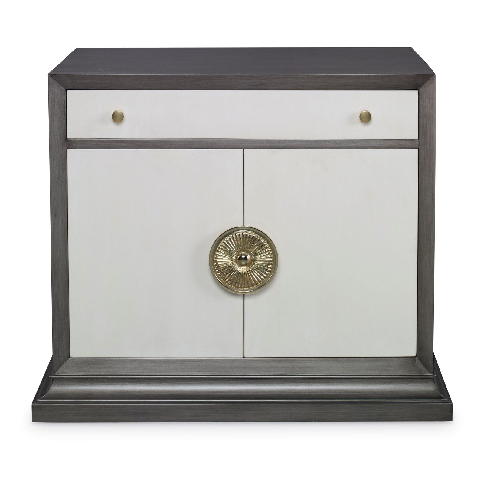 Ambella Soleil Nightstand - Grey / Linen