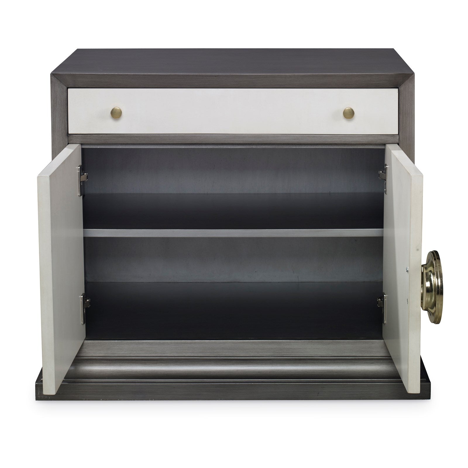 Ambella Soleil Nightstand - Grey / Linen