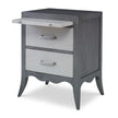 Ambella Beatrix Nightstand - Ash Grey / Linen