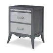 Ambella Beatrix Nightstand - Ash Grey / Linen